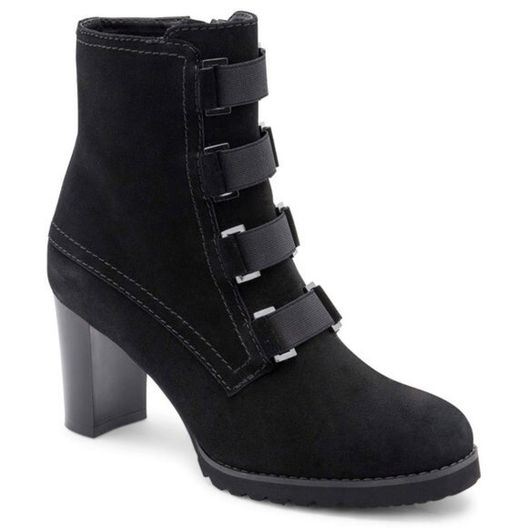 BLONDO - Reilly Waterproof Black Suede Boots - Picture 1 of 11